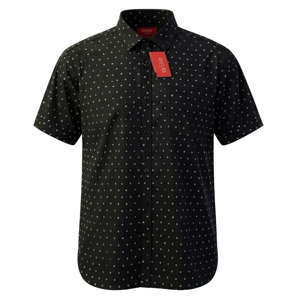 Guess Patterned Short-Sleeved Button-Up - Picture 3 of 7
